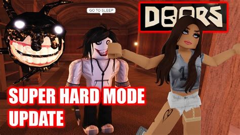 Doors Roblox Super Hard Mode Update Youtube