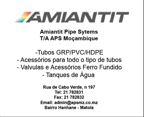 Amiantit Pipe Systems Lda Lista Geral