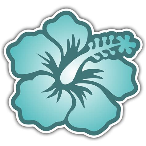 Sticker Hawaiian Flower Hibiscus Muraldecal