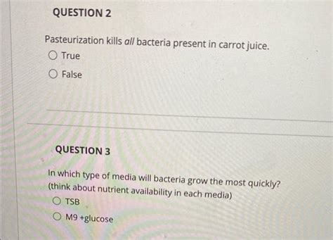 Solved Question Calculate The Cfu Ml Of The Following Chegg