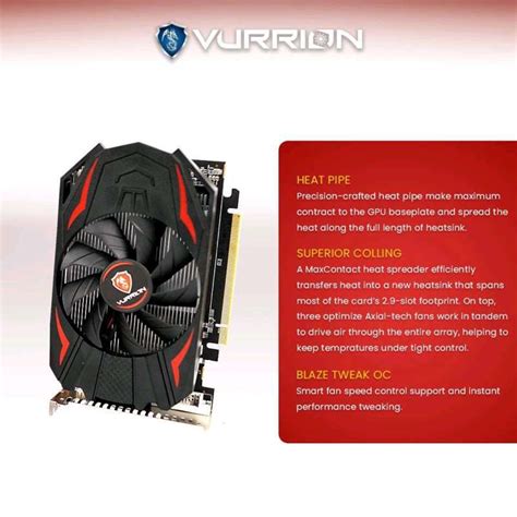 Jual Vga Ags Vurrion Amd Radeon R Gb Gddr Bit Real Capacity