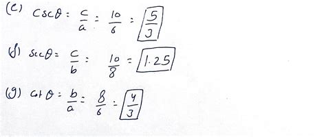 Solved Attached Is A Trigonometry Question Use The Pythagorean