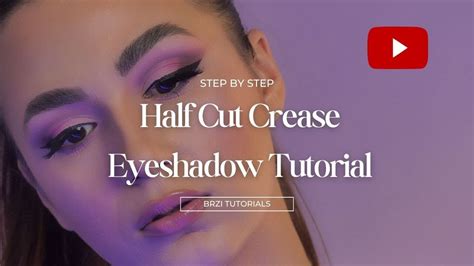 Easy Half Cut Crease Makeup Tutorial Everyone Can Do It 💜 Youtube