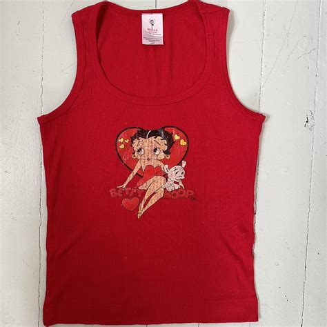 Vintage Betty Boop Tank Perfect Condition So Depop