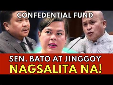 Sen Bato Dela Rosa At Sen Jinggoy Nagsalita Na Patungkol Sa