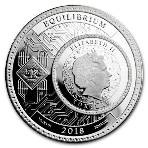 Oz Tokelau Silver Equilibrium Coin Bu In Capsule Buy Silver