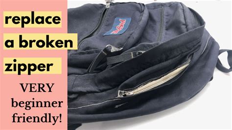 How to fix a broken zipper on a backpack – No Trace