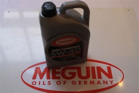 1x 5 Liter Meguin Motorenöl High Condition SAE 5W40 Renault RN 0700 RN ...