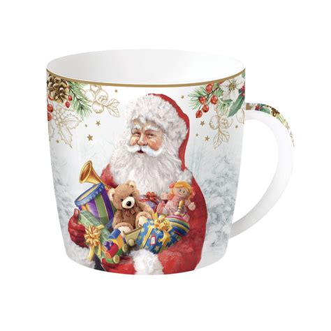 Kubek Porcelanowy Wi Teczny W Puszce Santa Is Coming Ml Easy