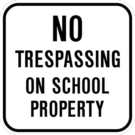 No Trespassing Western Safety Sign