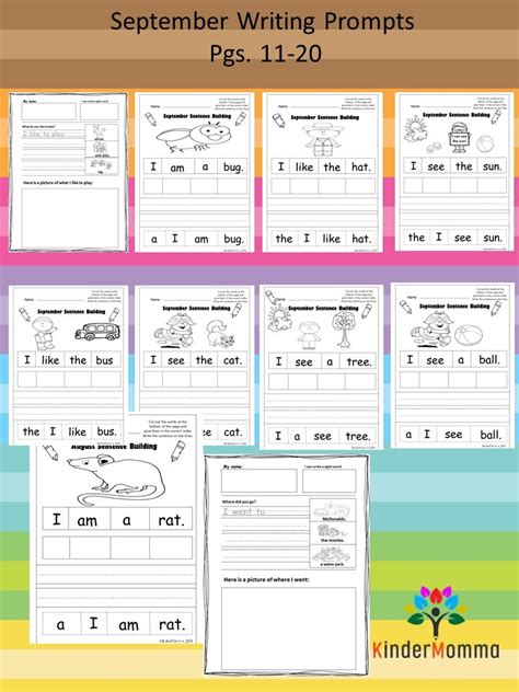 Halloween Writing Printables K 1