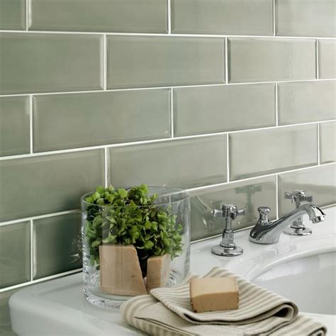 EDGE SALVIA SAGE GREEN Image 2 Kitchen Kitchen Wall Tiles Sage