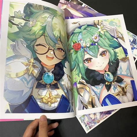 Genshin Impact Artbook Etsy Canada