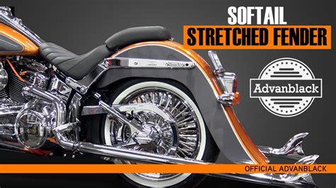 Advanblack Softail Stretched Rear Fender Install Cholo Vicla Chicano