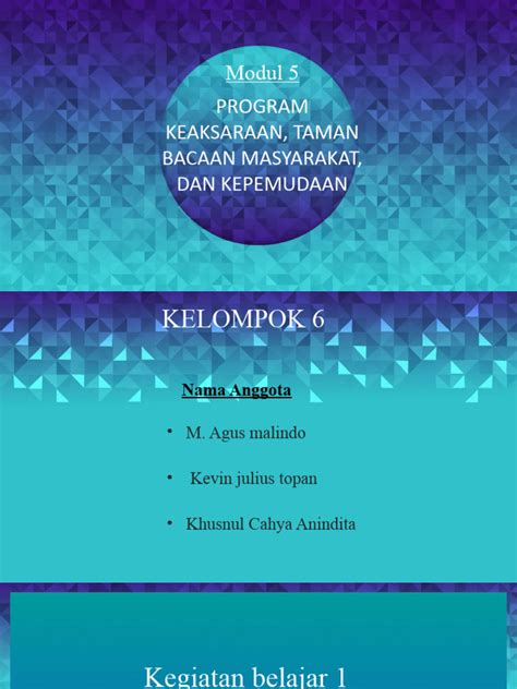 Modul 5 Pembelajaran Berwawasan Kemasyarakatan Se 1 1 Pptx 20240504