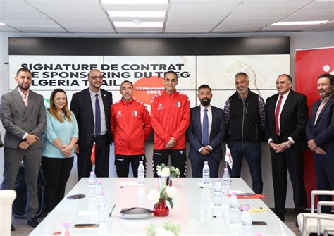 Cérémonie de signature du contrat de Sponsoring entre Ooredoo et la