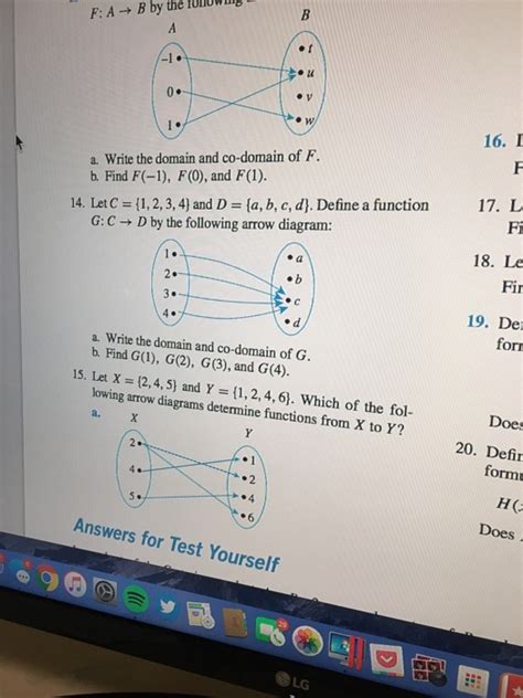 Solved Let C 1 2 3 4 And D A B C D Define A