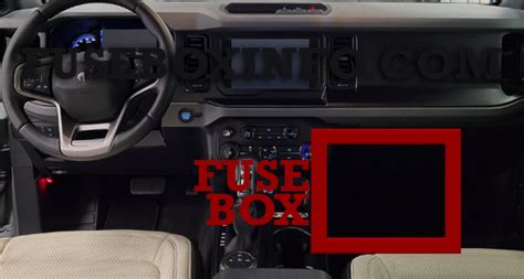 Ford Bronco Fuse Box Fuse Box Info Location Diagram