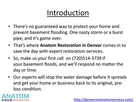 Ppt Simple Ways To Prevent Basement Flooding Powerpoint