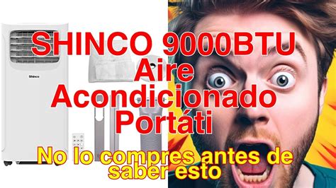 Rese A Del Aire Acondicionado Port Til Shinco Btu Con Funci N En