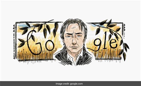 Google Doodle Celebrates Alan Rickman S Iconic Broadway Performance