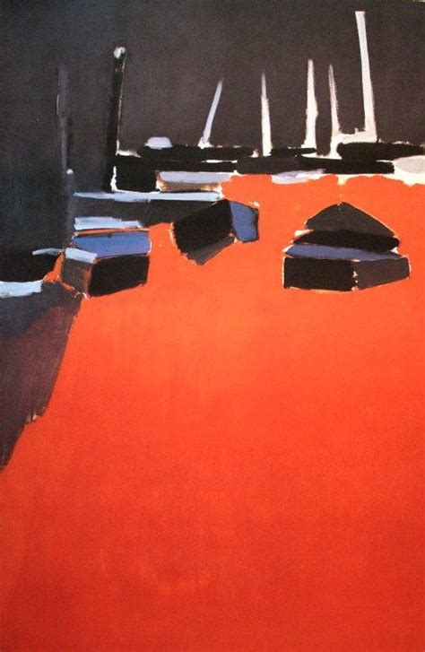 Nicolas De Stael Martigues Abstract Landscape Painting