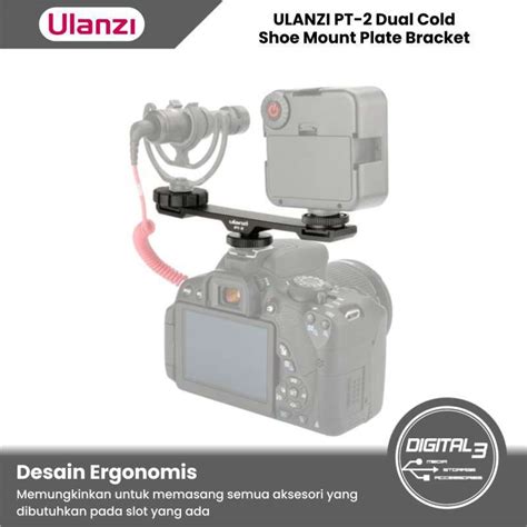 Jual Ulanzi Pt Dual Hot Cold Shoe Mount Adapter Extension Bracket Dslr Di Seller Digital