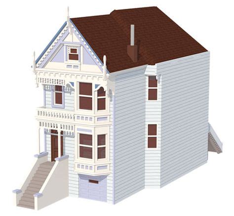 8 Painted Ladies HO Scale Houses at makeCNC ideas | ho scale, model ...