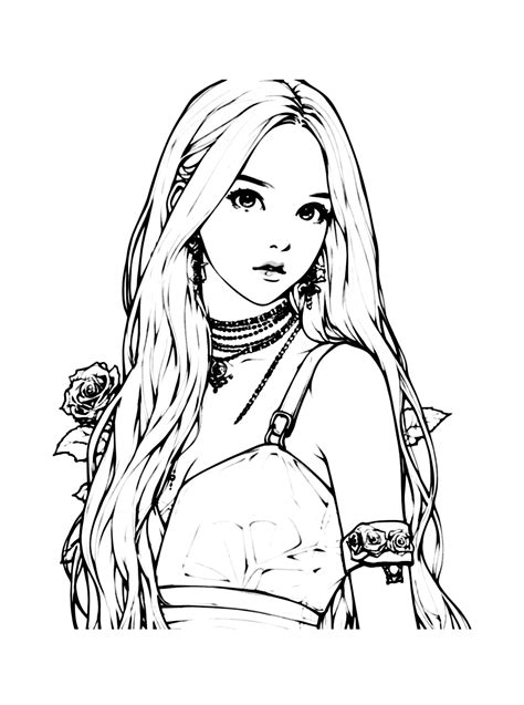 Rose Blackpink Coloring Games Online