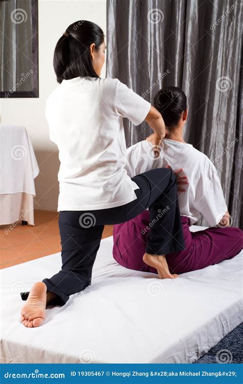 Thai Massage Stock Image Image Of Massage Practice 19305467