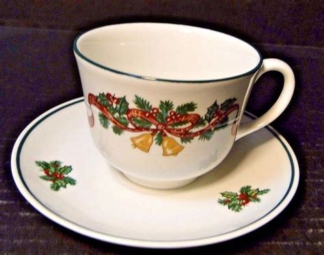 Johnson Brothers Victorian Christmas Cup Saucer Set For Sale Online