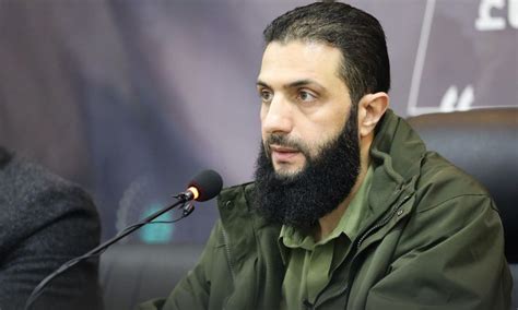 Abu Mohammad Al Jolani Syrian Rebel Leader Says Goal Is To Overthrow