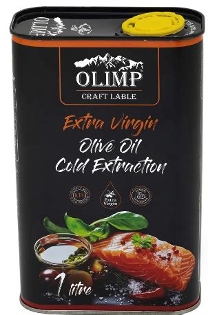 6 Масло оливковове нерафинированное Olimp Fish Craft Label Extra Virgin ...
