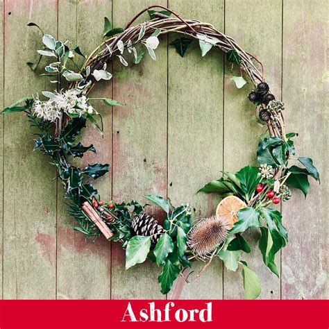 Christmas Wreath Making Workshop Ashford Animate Arts