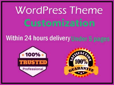 Wordpress Theme Customization With Plugin Customization Upwork