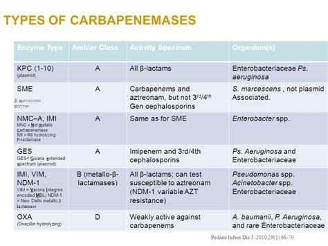 Detection Of Carbapenemases From A Technologists Perspective Ppt