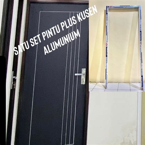 Jual Satu Set Pintu Plus Kusen Aluminium Pintu Plus Kusen Aluminium