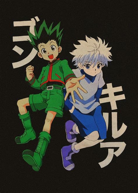 Anime Hunter X Hunter Gon Metal Poster Team Awesome Displate Hunter Anime Anime Anime