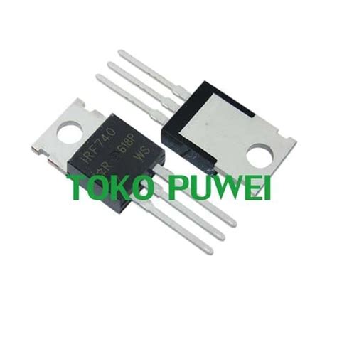 Jual IRF740 IRF 740 MOSFET N Channel 400V Transistor BE52 Jakarta