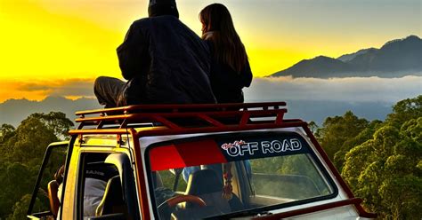 Bali Mount Batur Jeep Sonnenaufgang Schwarze Lava Hei E Quellen