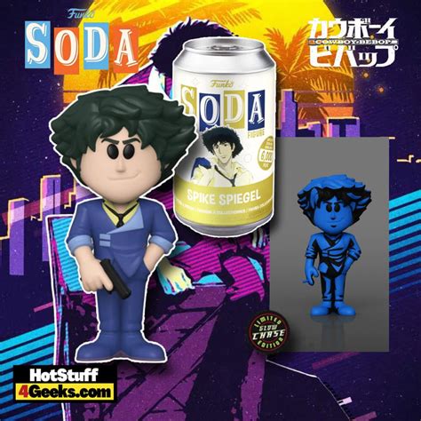 NEW Cowboy Bebop Spike Spiegel Funko Soda With Glow Chase