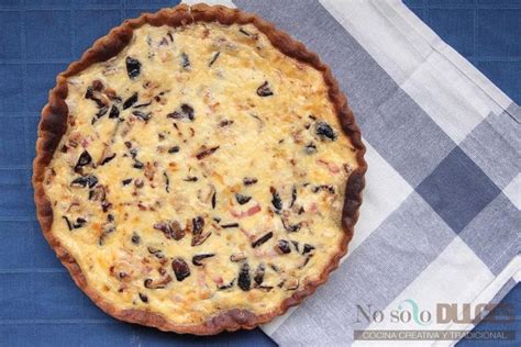 Quiche Con Setas Shiitake Y Cr Nica De La Cena Blogueros Cocineros De