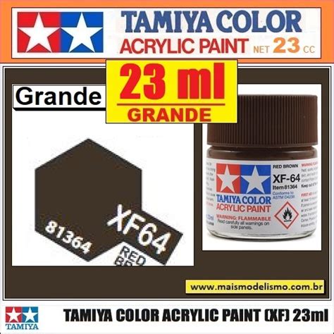 Tamiya Color 23ml Acrylic Paint Flat Red Brown XF23 XF 23