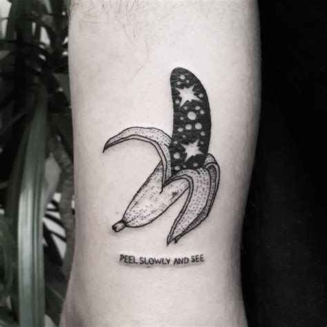 Cosmic Banana Tattoo Tattoogrid Net