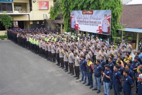 Polres Pelabuhan Tanjung Perak Libatkan Personel Siap Amankan