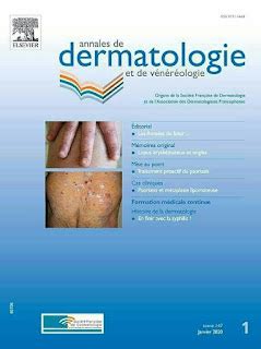 Annales de Dermatologie et de Vénéréologie janvier 2020 pdf MEDECINE