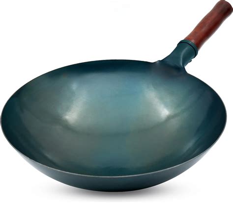 Amazon Mammafong Round Bottom 14 Inch Traditional Carbon Steel Wok