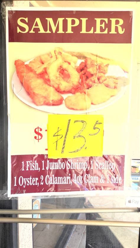 Menu at H Salt Fish & Chips restaurant, Orange, 597 N Tustin St