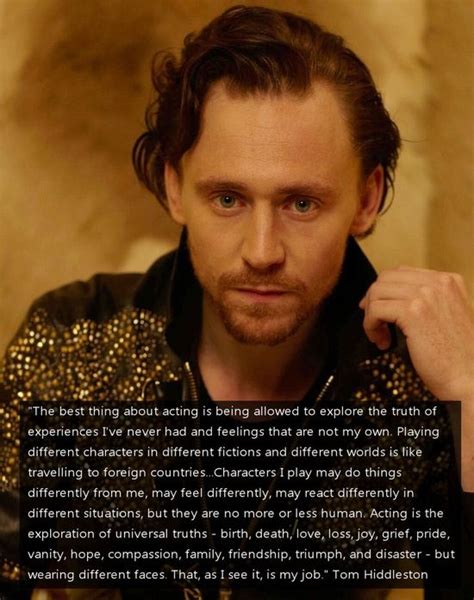 Tom Hiddleston Quotes - ShortQuotes.cc