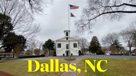 Im Visiting Every Town In Nc Dallas North Carolina Youtube